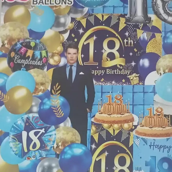 Set Decorativo para 18 Años — imagen 1