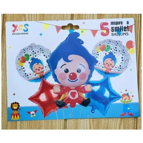 Set de 5 Globos Plim Plim M1's photo #1