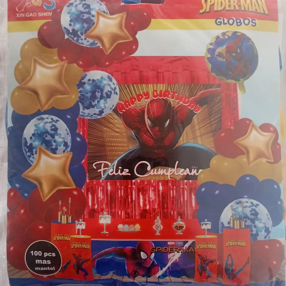 Set decorativo 100 pcs Spiderman M1's photo #1