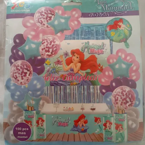 Set decorativo 100 pcs Sirenita M5's photo #1