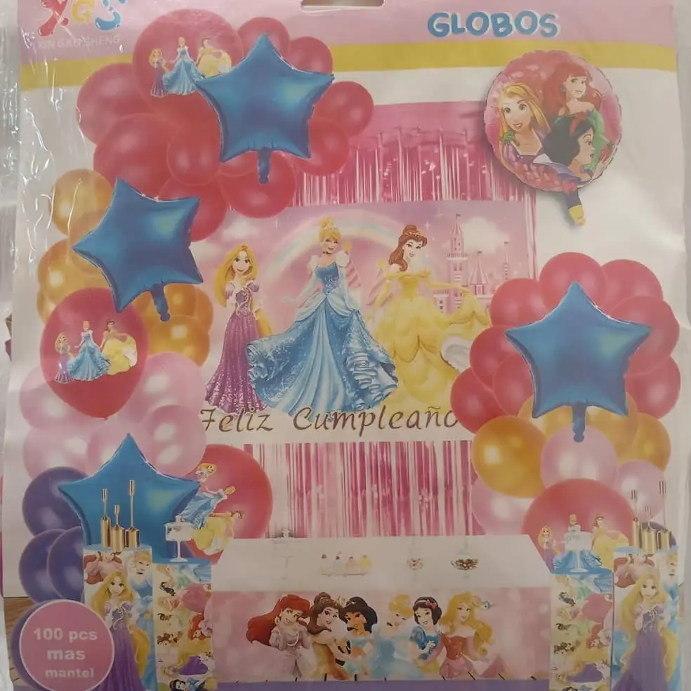 Set decorativo 100 pcs Princesas M6's photo #1