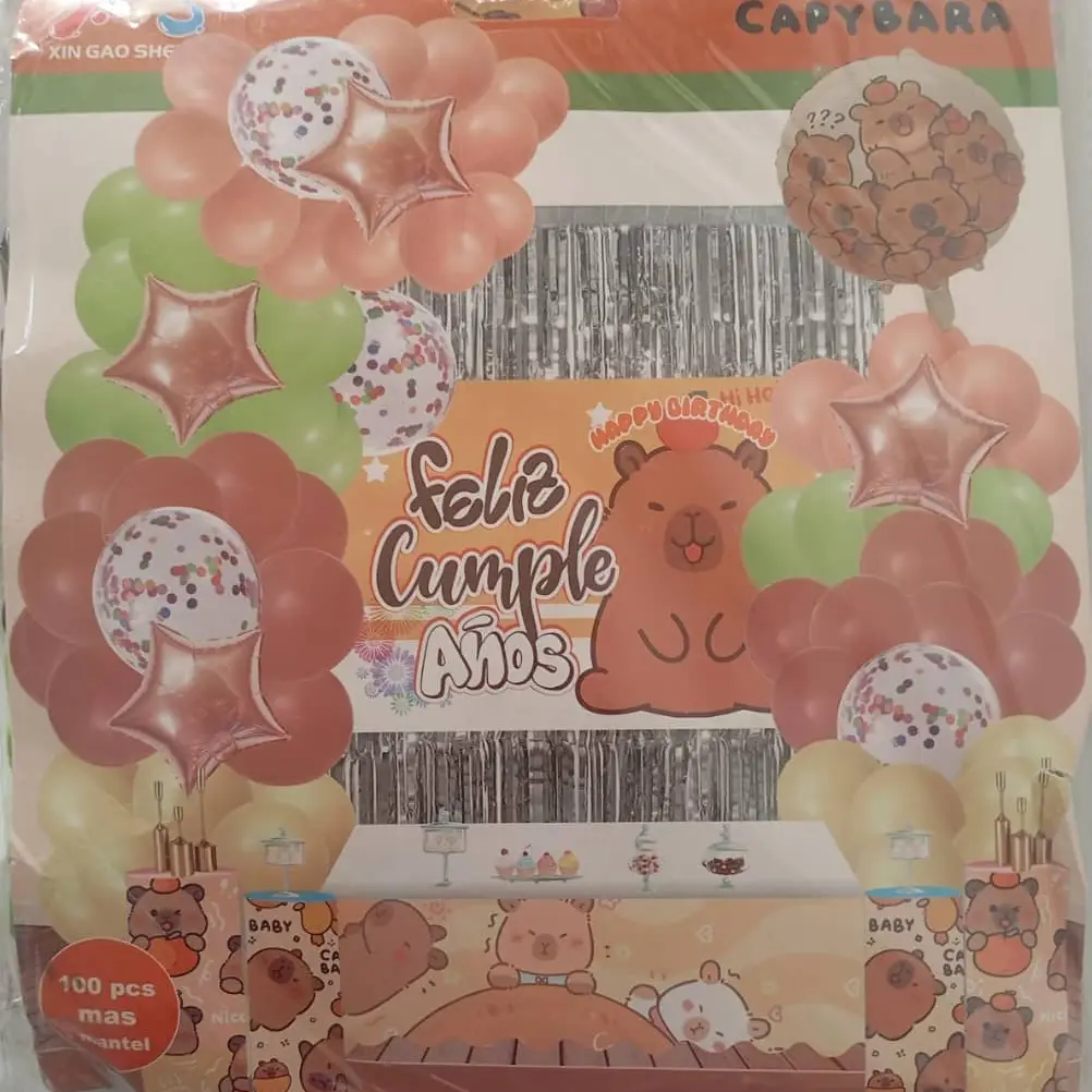 Set decorativo 100 pcs Capibara M7's photo #1