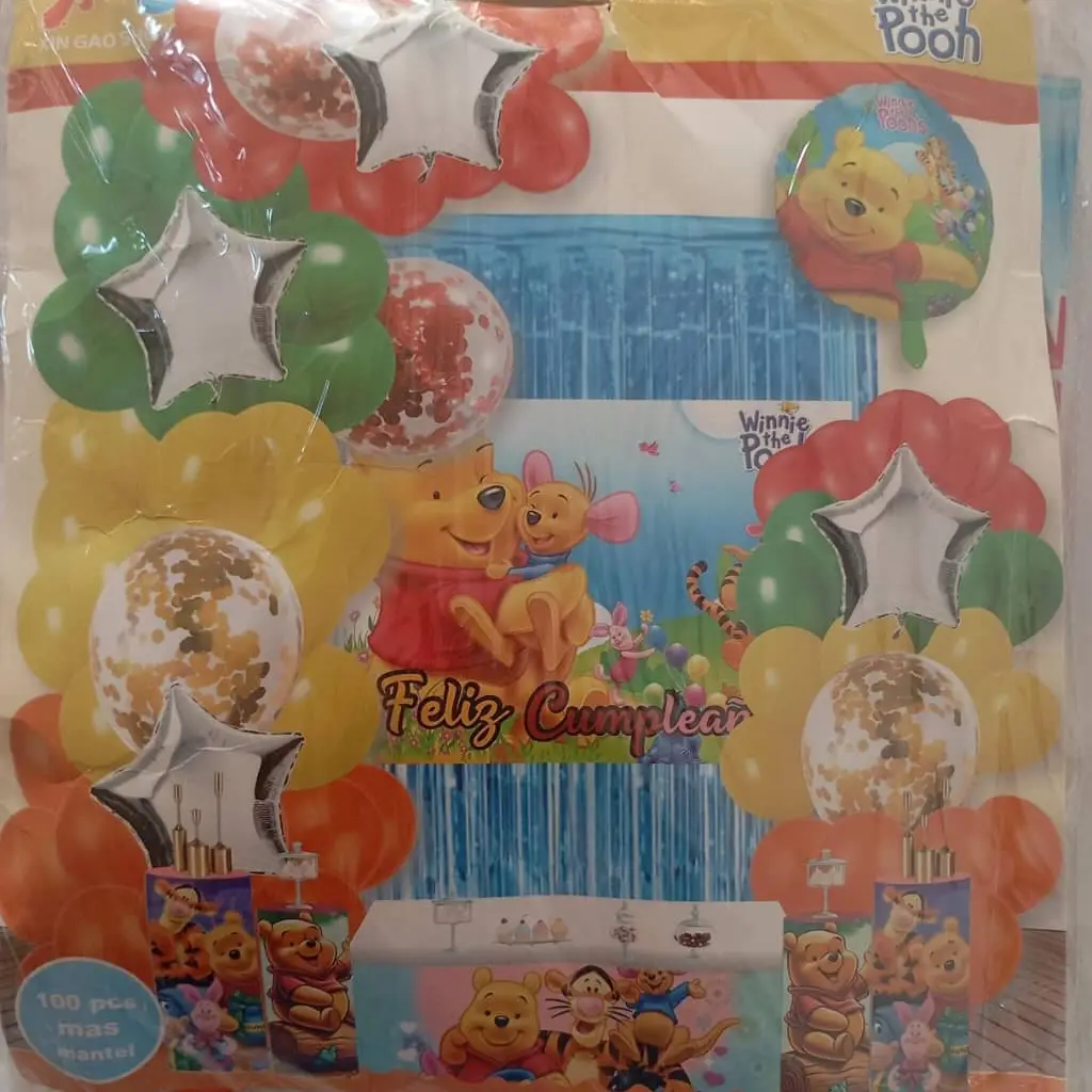 Set decorativo 100 pcs Winnie the Pooh M8's photo #1