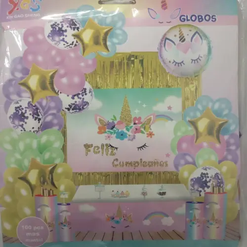 Set decorativo 100 pcs Unicornio M19's photo #1
