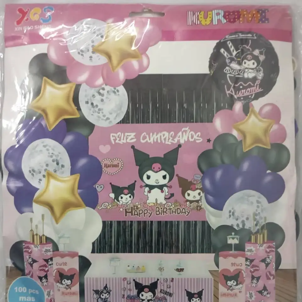 Set decorativo 100 pcs Kuromi M24's photo #1
