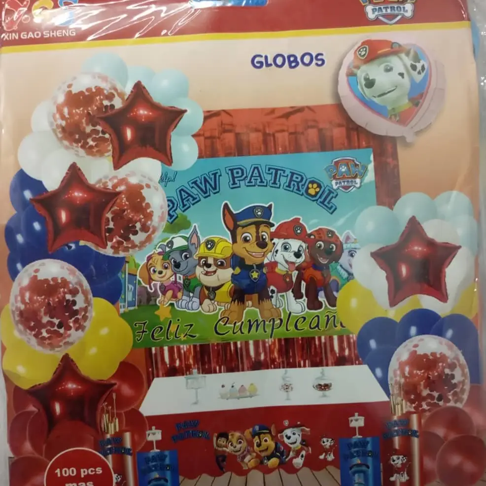 Set decorativo 100 pcs Paw Patrol M25's photo #1