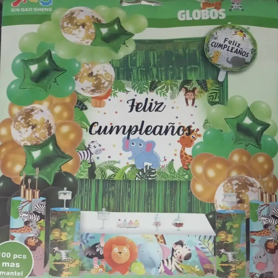 Set decorativo 100 pcs Safari M28's photo #1