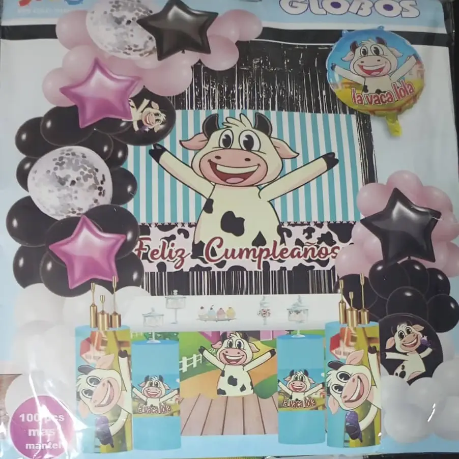 Set decorativo 100 pcs Vaca Lola M30's photo #1