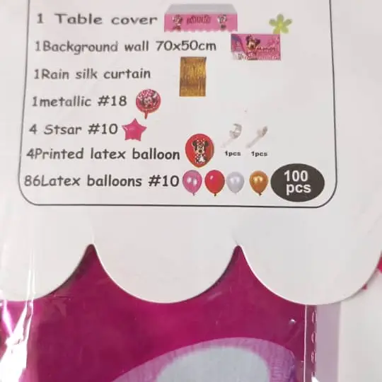 Set decorativo 100 pcs Minnie M33's photo #1