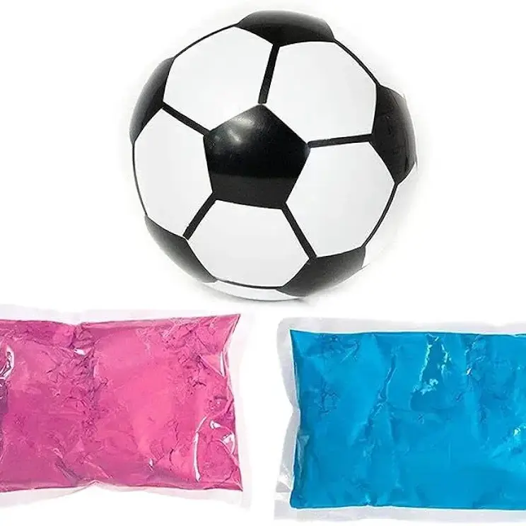 Pelota de Fútbol para Revelación de Sexo Rosada's photo #1