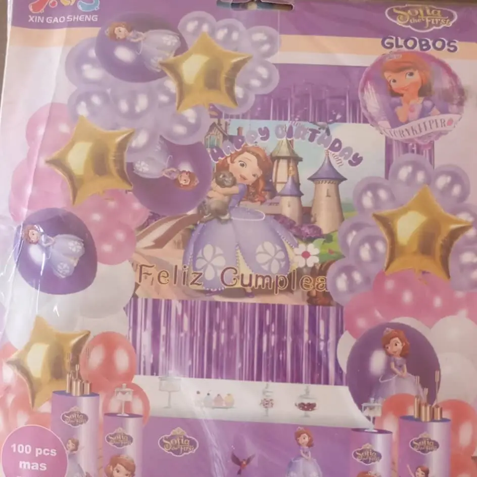 Set decorativo 100 pcs Sofia's photo #1