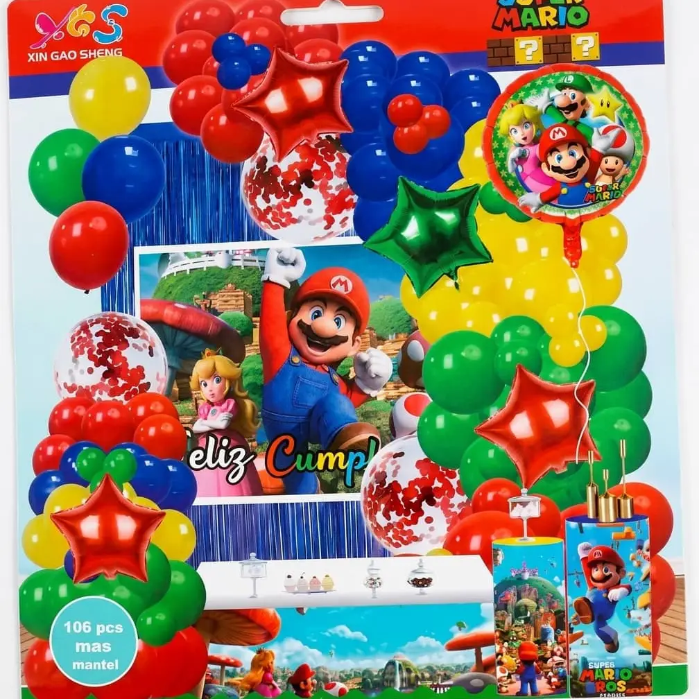 Set decorativo 100 pcs Super Mario M52 — imagen 1