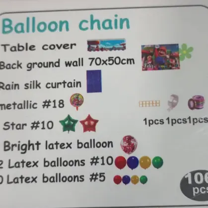 Set decorativo 100 pcs Super Mario M52's photo #1