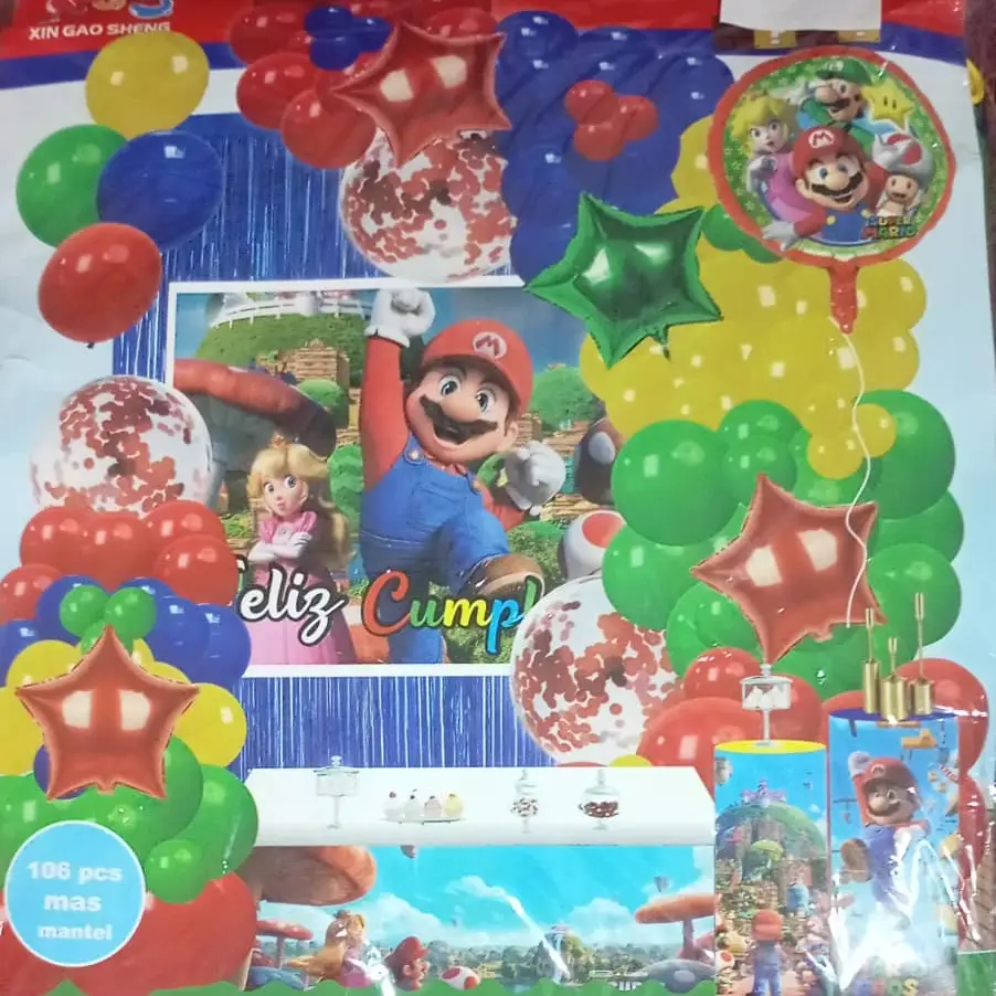Set decorativo 100 pcs Super Mario M52's photo #1