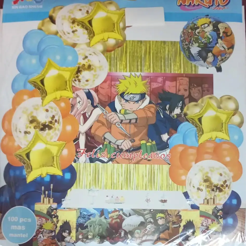 Set decorativo 100 pcs Naruto M54's photo #1