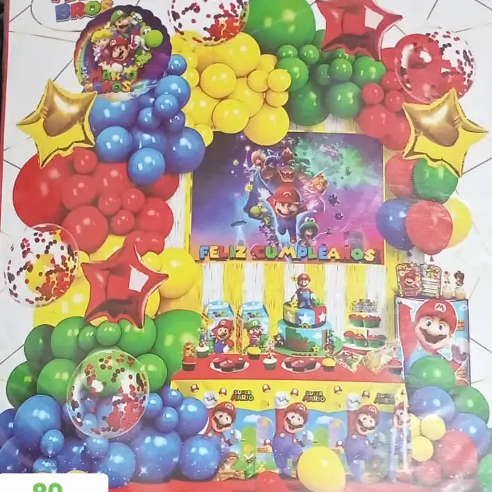 Set decorativo 80 pcs Super Mario's photo #1