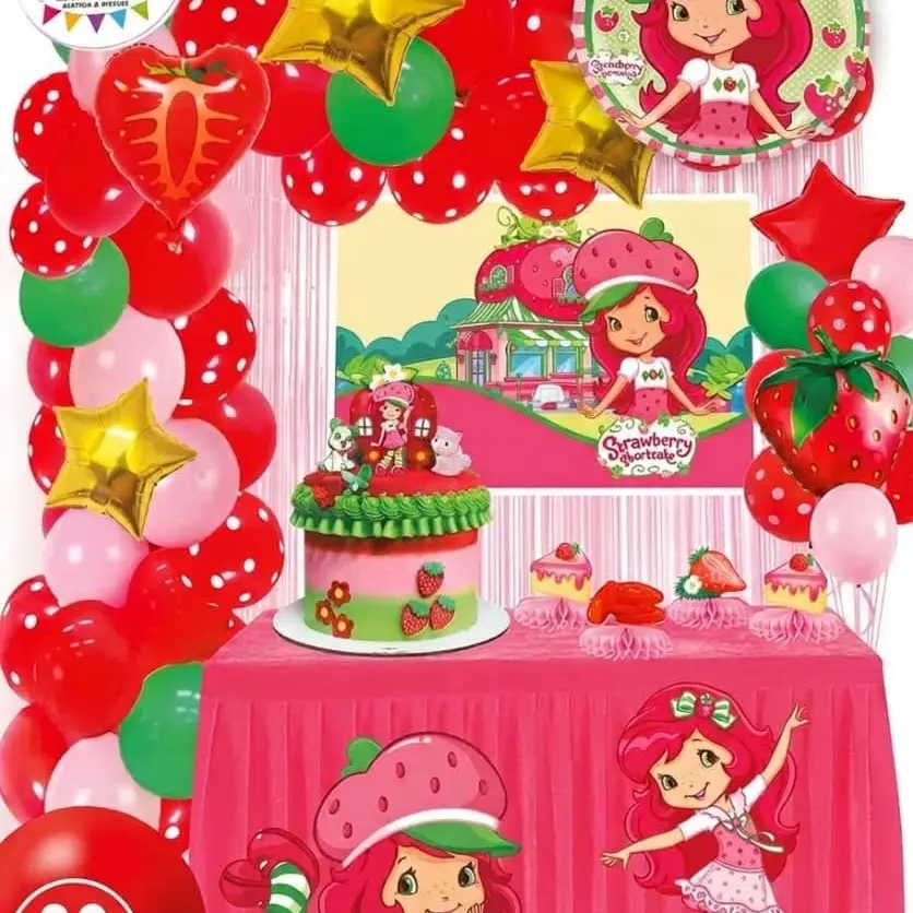 Set decorativo 80 pcs Rosita Fresita — imagen 1