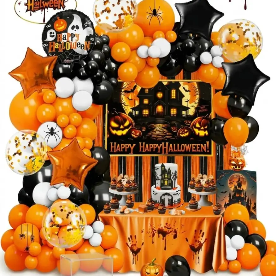 Set decorativo 80 pcs Halloween M2 — imagen 1