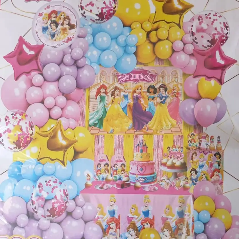 Set decorativo 80 pcs Princesas M2 — imagen 1