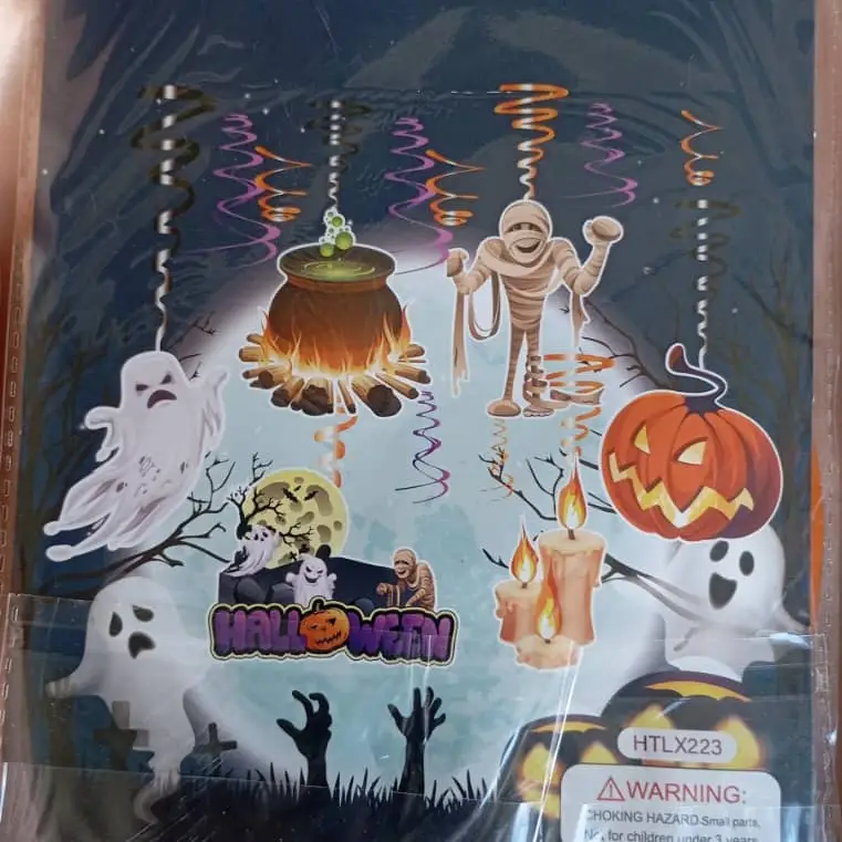 Decoración Colgante para Halloween con Caldero de Bruja — imagen 1
