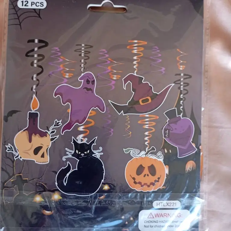 Decoración Colgante para Halloween con Gato Negro — imagen 1