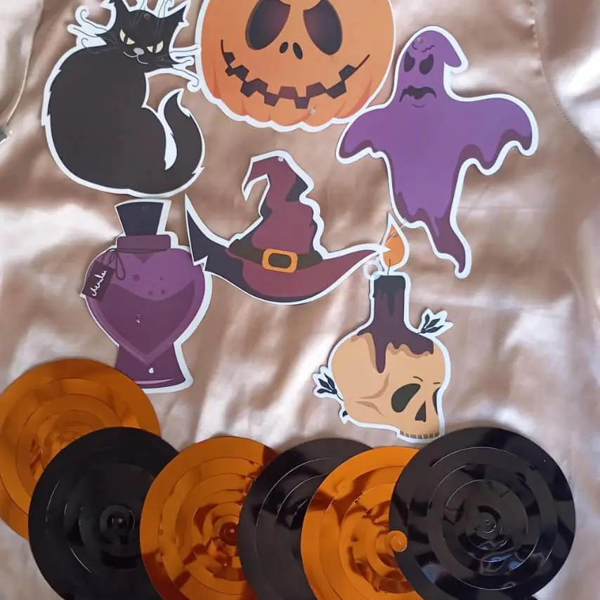 Decoración Colgante para Halloween con Gato Negro — imagen 2