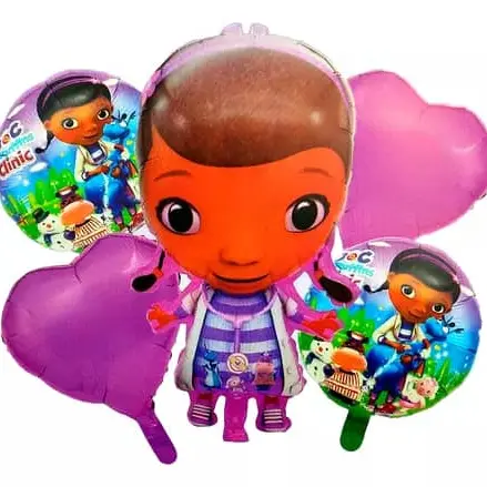 Set de 5 Globos Doctora Juguetes — imagen 1