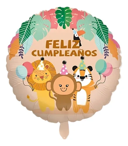 Globo 18" Safari Fondo Beige's foto | PartyExpress |  BizneCubano