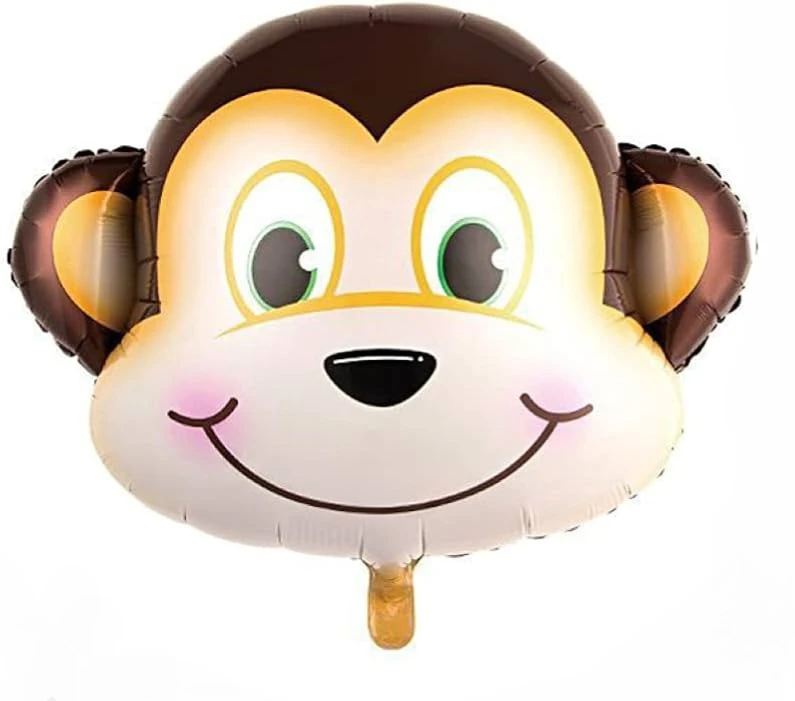Globo 24" de Silueta Cabeza de Mono's foto | PartyExpress |  BizneCubano
