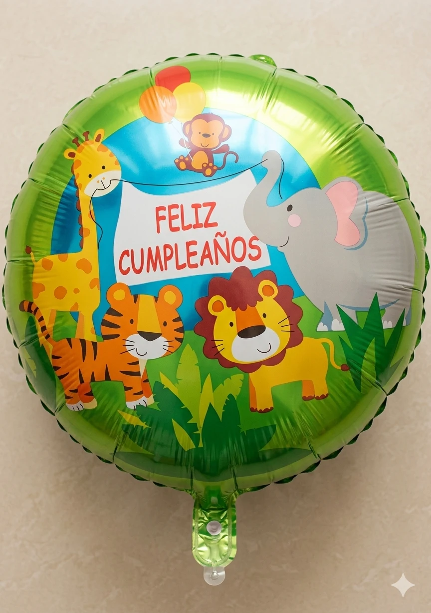 Globo 18" Safari Fondo Verde's foto | PartyExpress |  BizneCubano