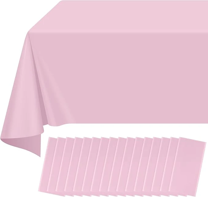 Mantel de Nylon Rosado Claro's foto | PartyExpress |  BizneCubano