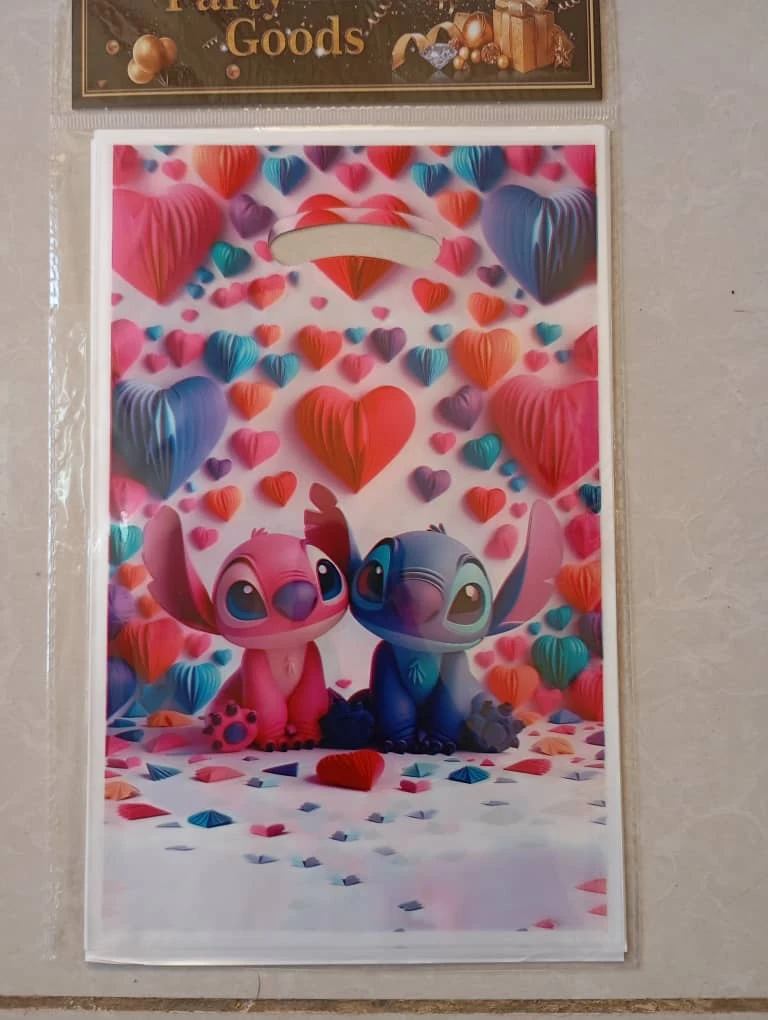 Bolsita para Regalo Stich y Angel M8's foto | PartyExpress |  BizneCubano