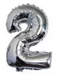 32" Dos Plateado's foto | PartyExpress |  BizneCubano