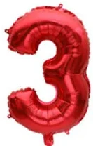 32" Tres Rojo's foto | PartyExpress |  BizneCubano