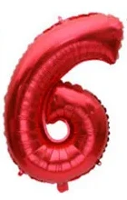 32" Seis Rojo's foto | PartyExpress |  BizneCubano