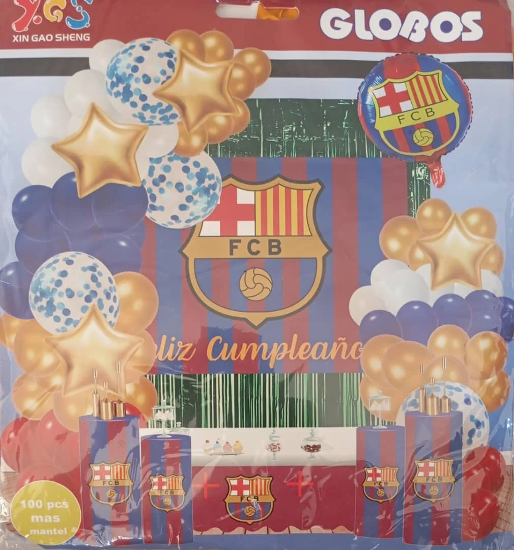 Set decorativo 100 pcs Barcelona M44's foto | PartyExpress |  BizneCubano