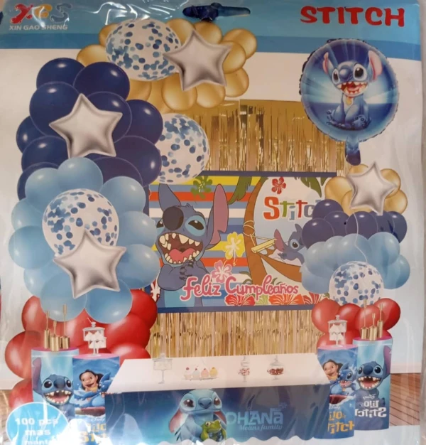 Set decorativo 100 pcs Stich M46's foto | PartyExpress |  BizneCubano