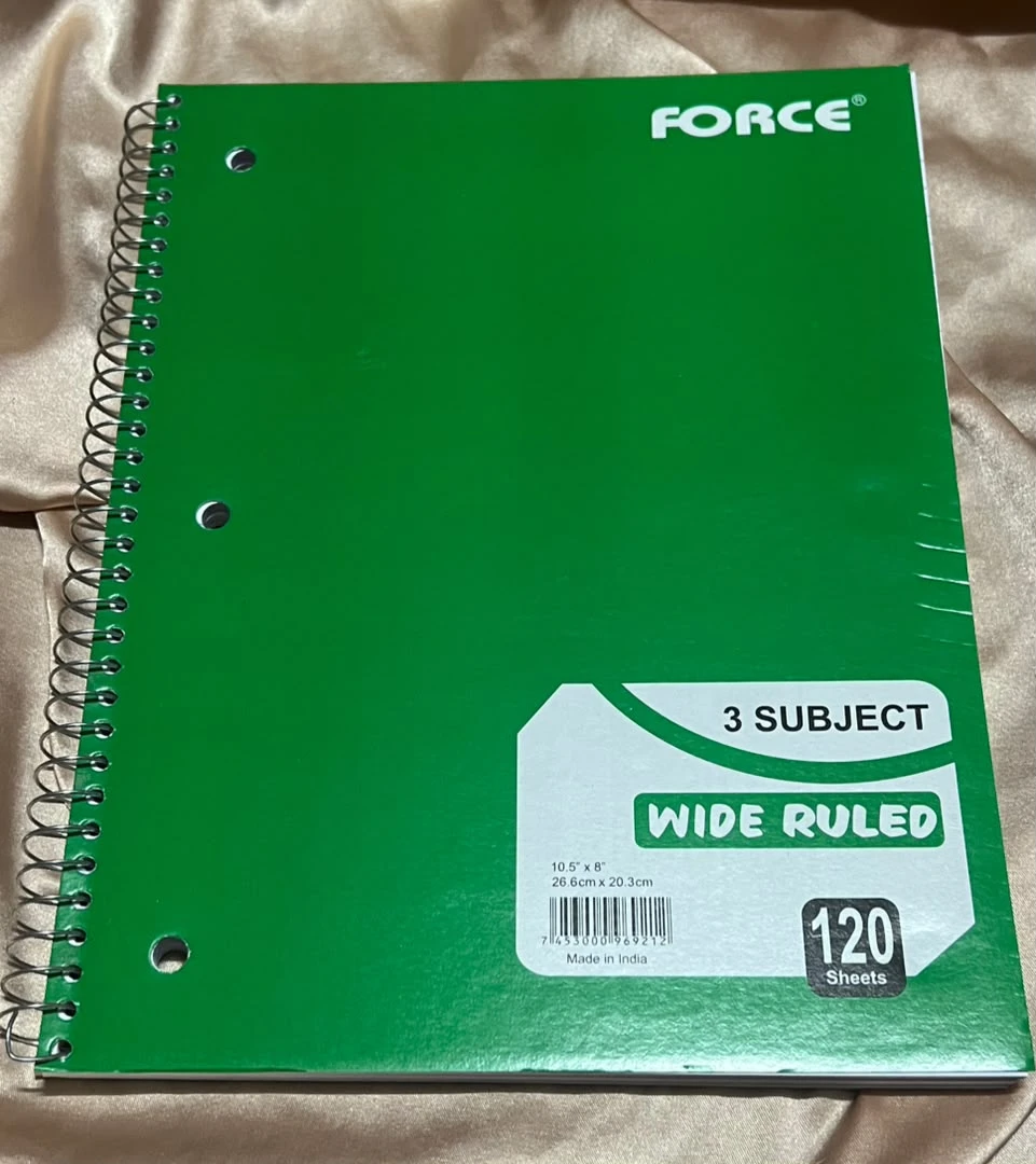 Libreta Espiral de 120 Hojas Verde's foto | PartyExpress |  BizneCubano