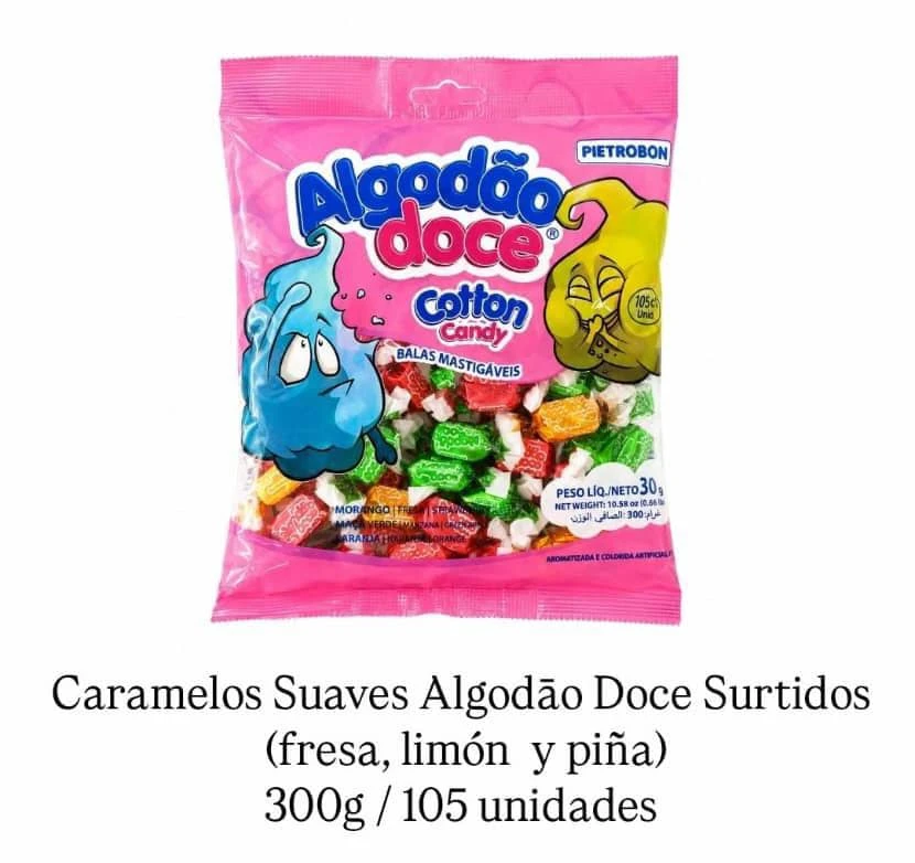 Paquete Surtido de Caramelos Algodão's foto | PartyExpress |  BizneCubano