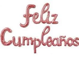 Feliz cumpleaños inflable Rosa Oro's foto | PartyExpress |  BizneCubano