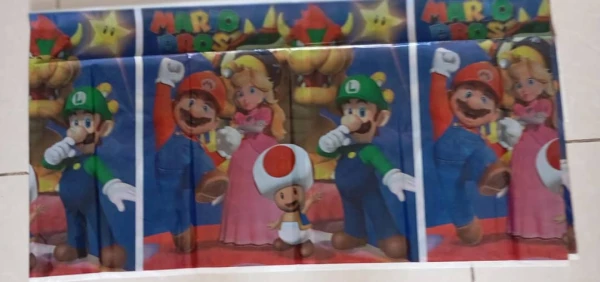 Mantel Super Mario Bross's foto | PartyExpress |  BizneCubano