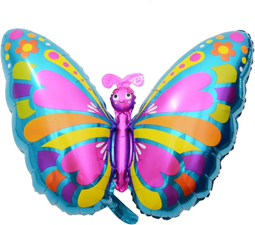 Globo 14" de Silueta Mariposa de Colores's foto | PartyExpress |  BizneCubano