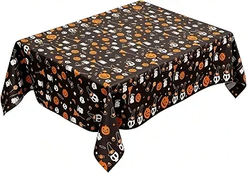 Mantel para Halloween Negro con Calabazas's foto | PartyExpress |  BizneCubano