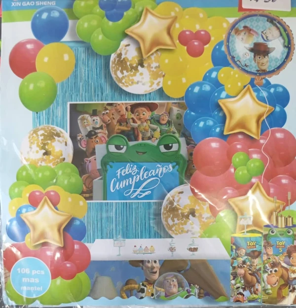Set decorativo 100 pcs Toy Store M58's foto | PartyExpress |  BizneCubano