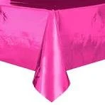 Mantel Cromado Rosado Fucsia's foto | PartyExpress |  BizneCubano