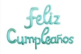 Feliz Cumpleaños Inflable Turquesa's foto | PartyExpress |  BizneCubano
