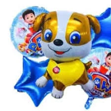 Set de 5 Globos Paw Patrol (Robert) M2's foto | PartyExpress |  BizneCubano
