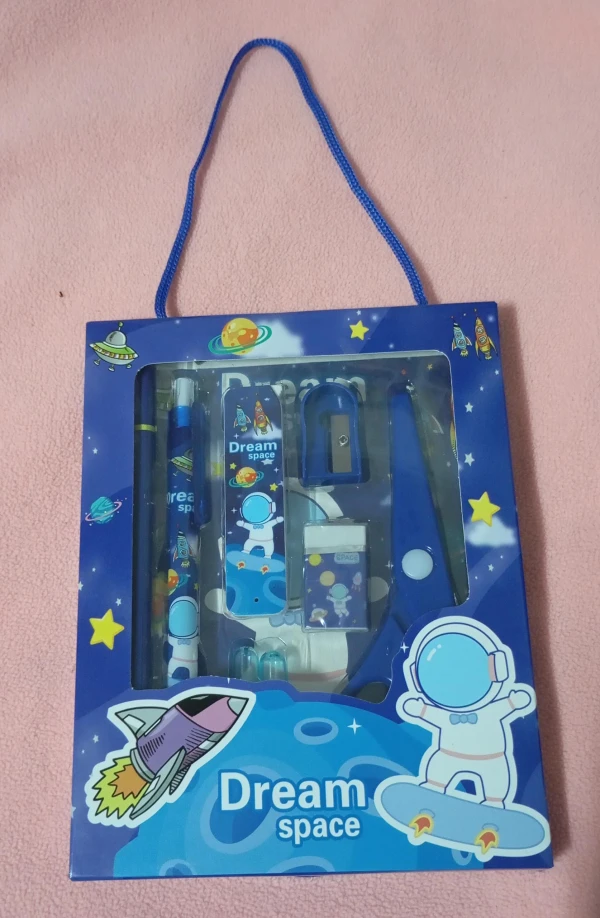 Estuche Escolar con Tijera Azul's foto | PartyExpress |  BizneCubano
