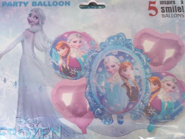 Set de 5 Globos Frozen M9's foto | PartyExpress |  BizneCubano
