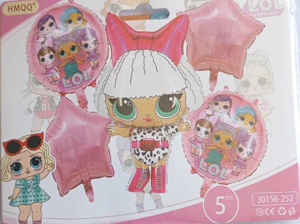 Set de 5 Globos Lol M3's foto | PartyExpress |  BizneCubano